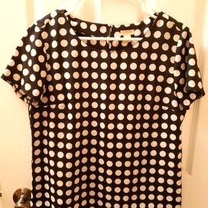 J.crew polka dot blouse